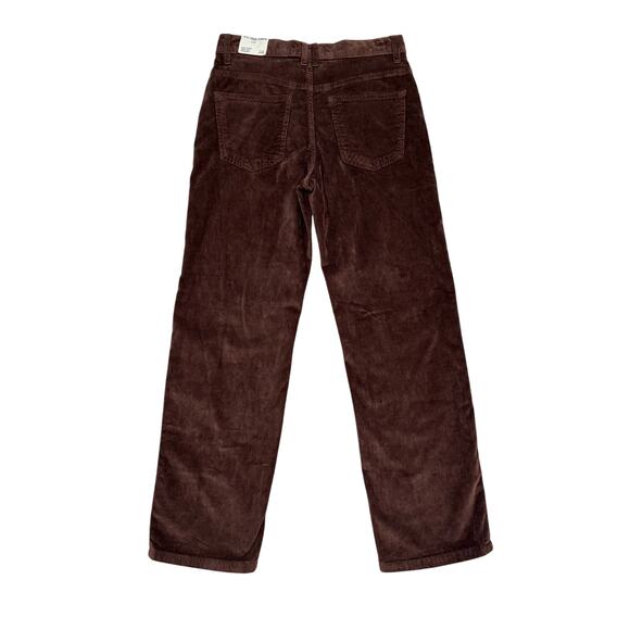 NWT Free People Risk Taker Corduroy Straight Jeans in Chocolate Truffle - Picture 8 of 15